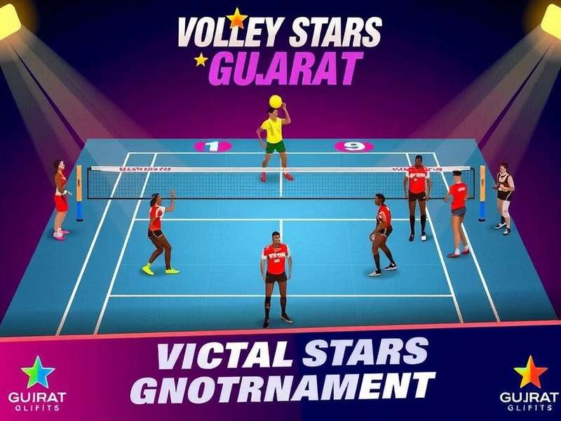 Volley Stars Gujarat Gameplay Screenshot
